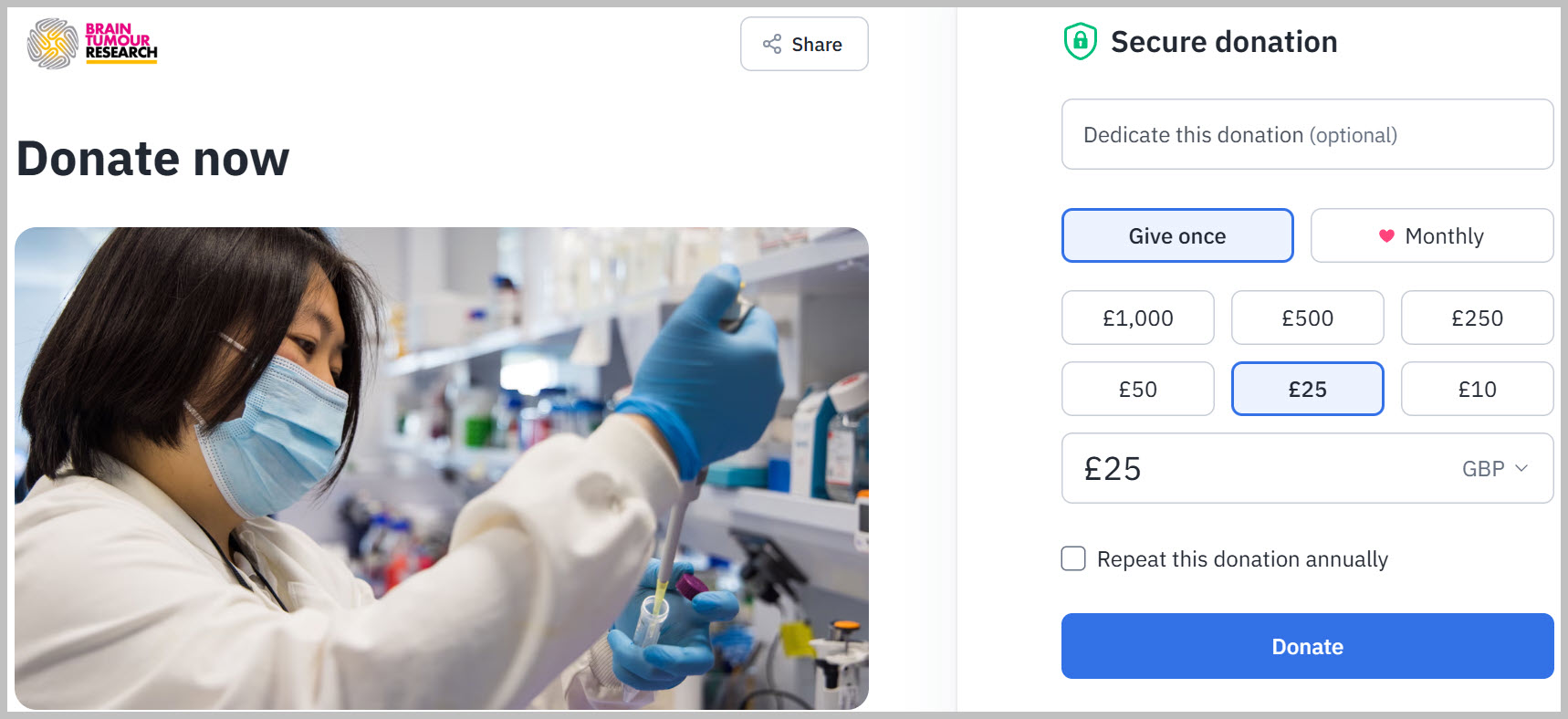 BRAIN TUMOUR RESEARCH